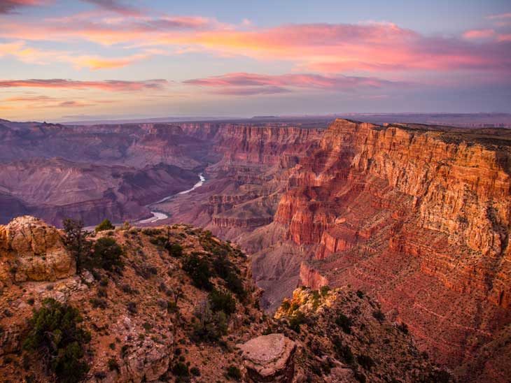 Grand Canyon Sunsets are one of 10 things to do and see in America.