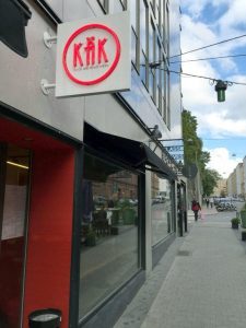The front at Käk Restaurant Hornstull, Stockholm