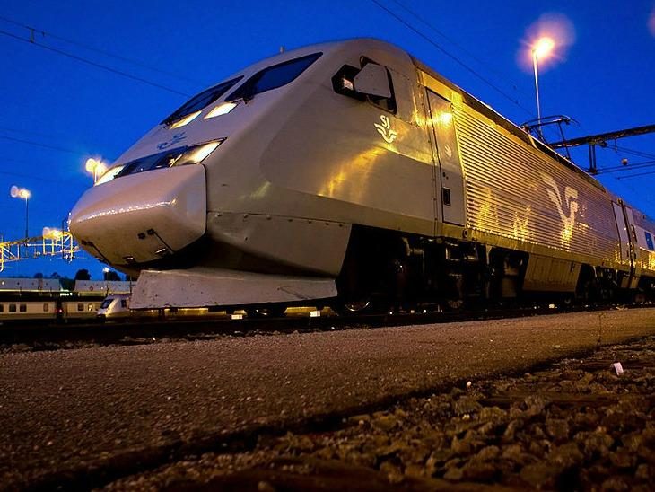 SJ2000 at a depot somewhere in Sweden.