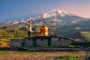 Mosque below Damavand, Iran.