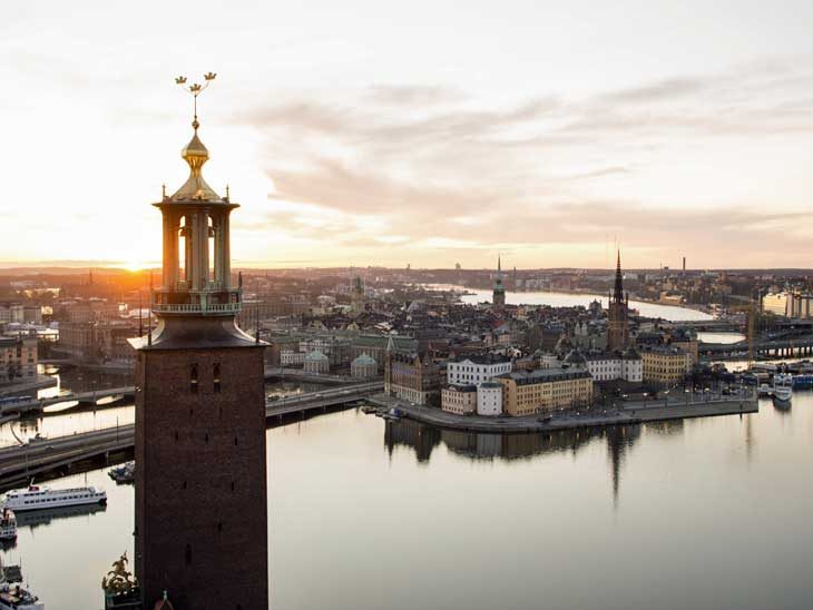 Stockholm City Hall photographed by Björn Olin.