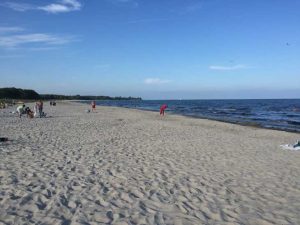 Borrby Strand in southern-most Sweden.