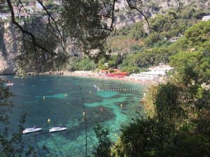 Approaching Plage Mala by stairs from Cap D´Ail village.Approaching Plage Mala by stairs from Cap D´Ail village.