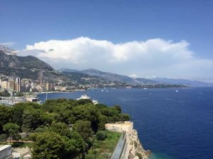 The magnificient view from Institute Oceanographique in Monaco.