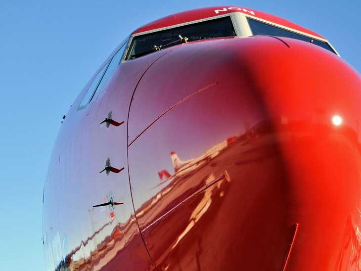 Norwegian Boeing 787 Dreamliner. Photographer Kristin S. Lillesen, Norwegian Pressrom.