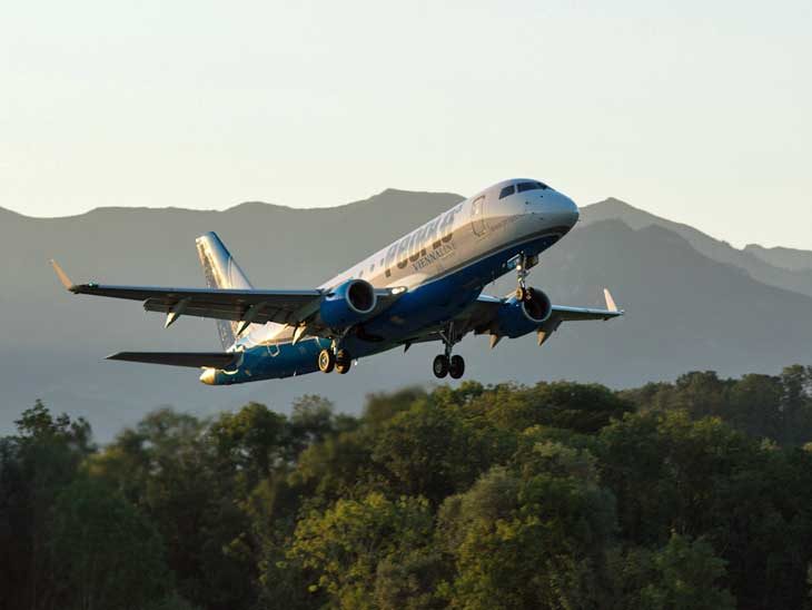 People´s Vienna Line are operating the shortest international flight in the world.