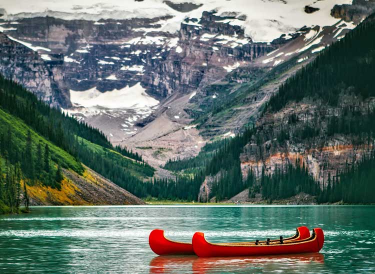 Wilderness like this will make you humble. This is Lake Louise.