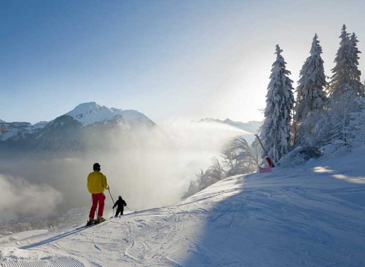 Morzine ski area is beautiful.