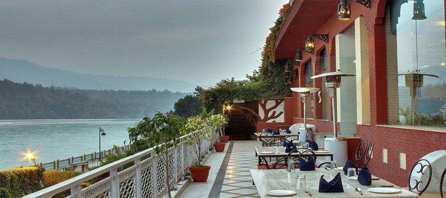 Glass House on the Ganges in Rishikesh.
