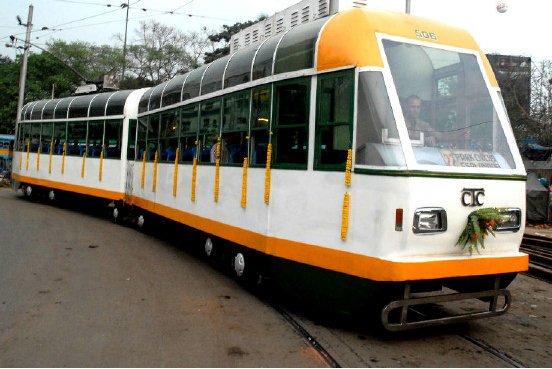 Trams Calcutta.